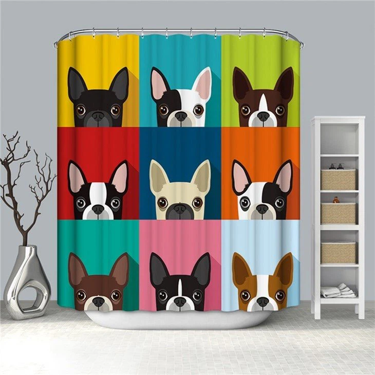 custom printed shower curtain