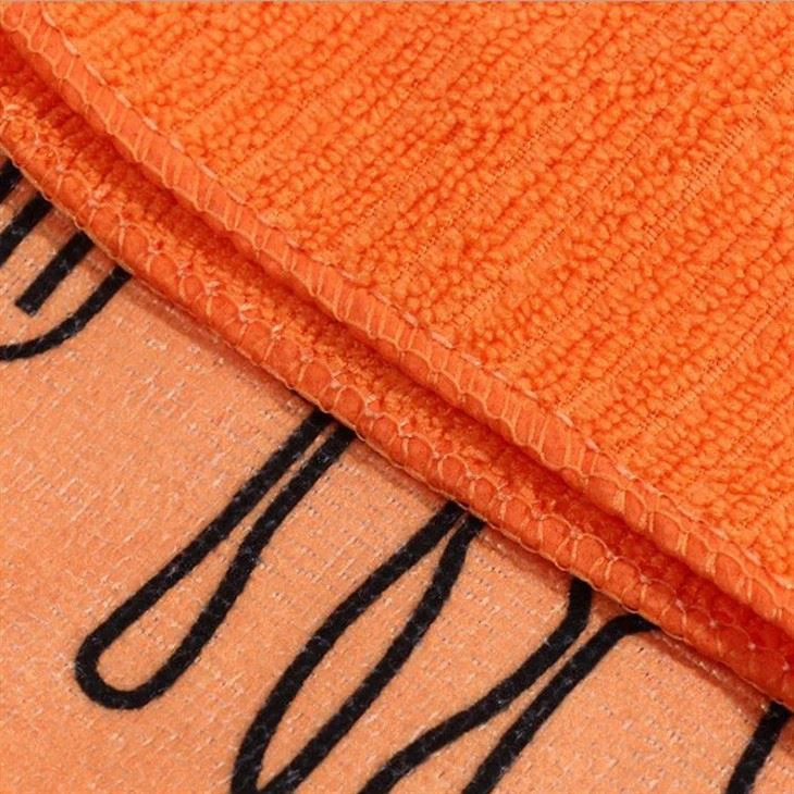 Plain Color & Printed Color Cleaning Towel Set Multi-function Highly Absorbent