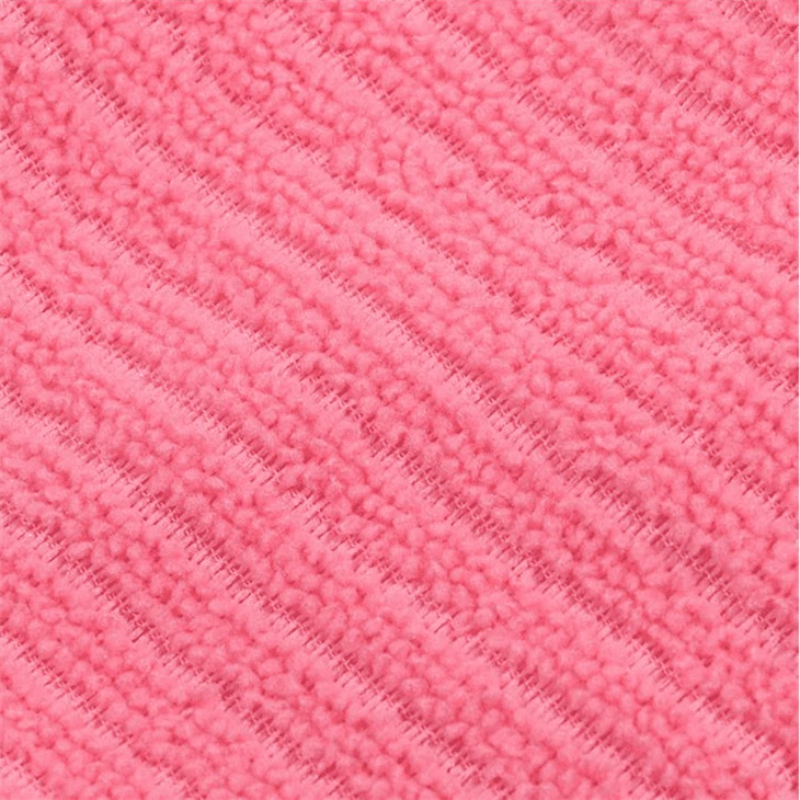 Sustainable Solid Striped Microfiber Cloth Premium Cleaning Towel